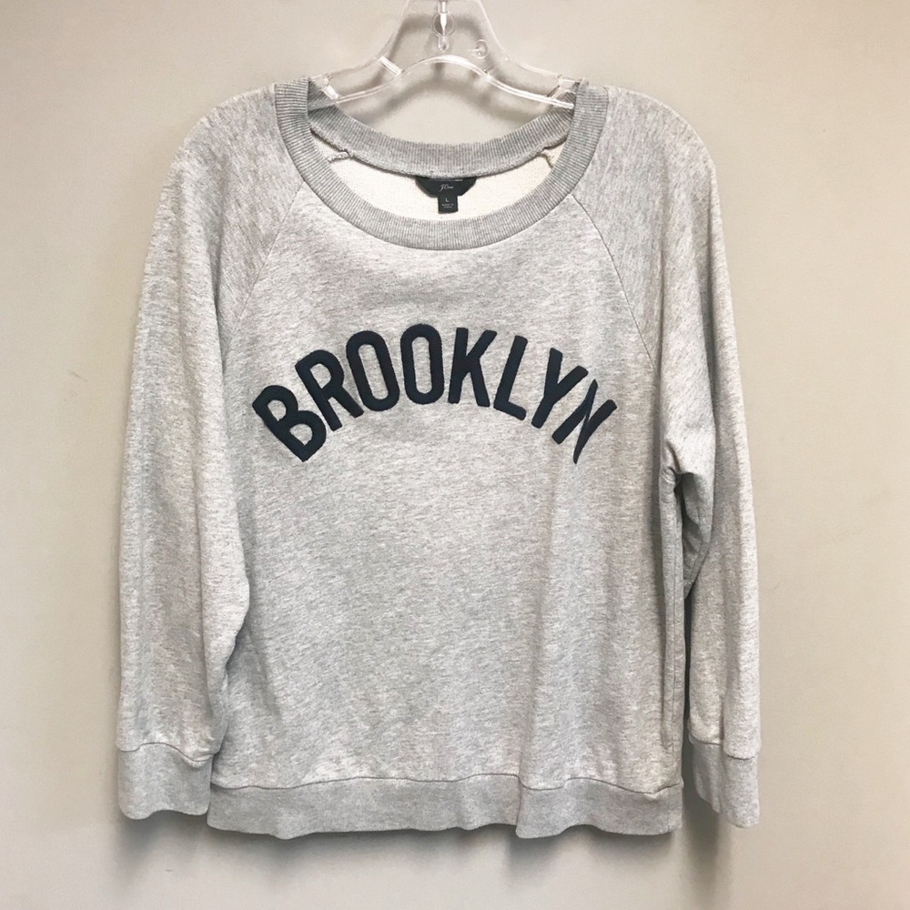 J. CREW Brooklyn sweatshirt SZ L
